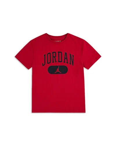Jordan Boys' Elevate Wash Tee - Big Kid In Gym Red