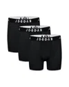Jordan Boys' Flight Poly Core Boxer Briefs, Pack Of 3 - Big Kid In Black