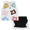 Jordan Boys Infant   23 Mashup Tank Mesh Short Set In Gray