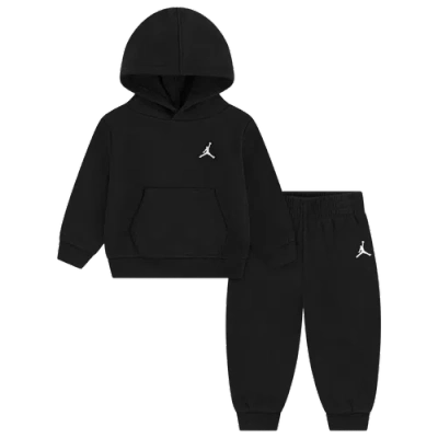 Jordan Kids' Boys Infant   Brooklyn Fleece Pullover Set In Black