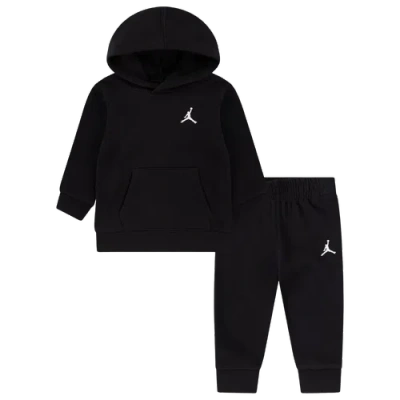 Jordan Boys Infant   Brooklyn Fleece Pullover Set In Black