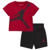 Jordan Baby Boys Jumbo Jump Man T Shirt And Shorts, 2 Piece Set In Red/black