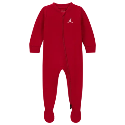 Jordan Babies' Boys Infant   Jumpman Classic Footed Coverall In Burgundy