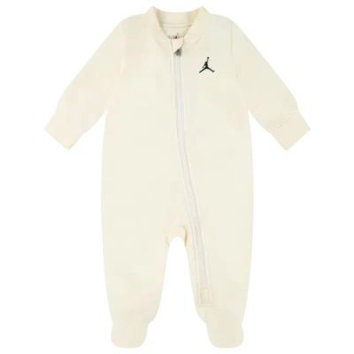 Jordan Babies' Boys Infant   Jumpman Classic Footed Coverall In Neutral