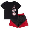 Jordan Boys Infant   Jumpman Stacked Play Shorts Set In Black/red