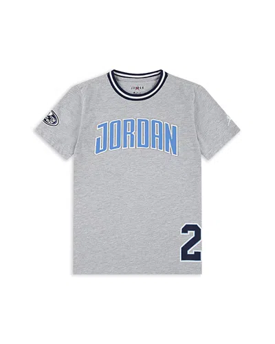 Jordan Boys' Jdb Play Off Game Short Sleeved Tee - Big Kid In Gray