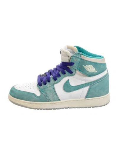 Pre-owned Jordan Kids' Boys  1 Turbo Green In Green/white