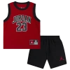 Jordan Toddler Boys 23 Jersey Set In Black/red