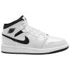 Jordan Boys  Air  1 Mid In Black/white/white