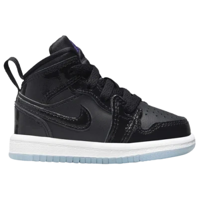Jordan Kids' Boys  Air  1 Mid Se In Black/dark Concord/white