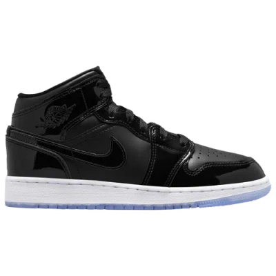 Jordan Kids' Boys  Air  1 Mid Se In Black/dark Concord/white