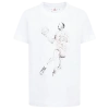 Jordan Little Boys Air Dots Short-sleeve Graphic T-shirt In White/red