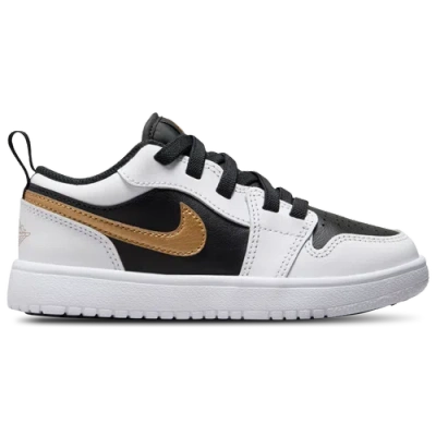 Jordan Kids' Boys  Aj 1 Low In Gold/white/black
