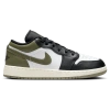 Jordan Air  1 Low Big Kids' Shoes In Olive/black/white