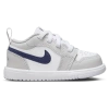 Jordan Boys   Aj 1 Low In White/midnight Navy