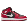 Jordan Boys  Aj 1 Mid In Black/red/white