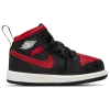 Jordan Boys   Aj 1 Mid In Black/red/white