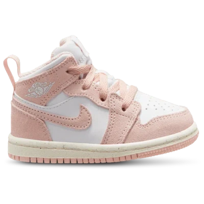 Jordan Kids' Boys  Aj 1 Mid Se In Pink