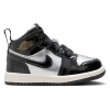 Jordan Boys  Aj 1 Mid Se Uni In Black/silver/gold