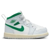 Jordan Boys   Aj 1 Mid In Summit White/pine Green