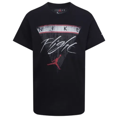 Jordan Kids' Boys  Aj 4 Flight Reimagined T-shirt In Black/white
