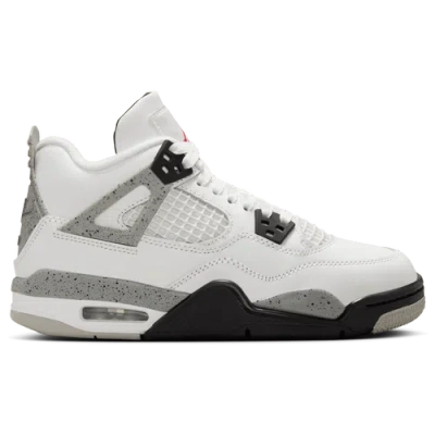 Jordan Kids' Boys  Aj 4 Retro Og In White