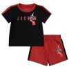 Jordan Toddler Boys Patch T-shirt And Shorts, 2-piece Set In Black/red