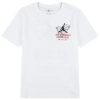 Jordan Big Kids' Aj5 Fire Red Tour T-shirt In White