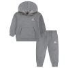 Jordan Boys  Brooklyn Fleece Pullover Set In Carbon Heather/grey