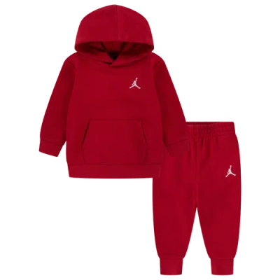 Jordan Kids' Boys  Brooklyn Fleece Pullover Set In Gym Red/red