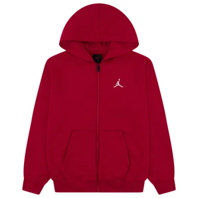 Jordan Kids' Big Boys Mj Brooklyn Full-zip Hoodie In Red