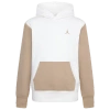 Jordan Boys   Brooklyn Pullover Hoodie In Sail/hemp