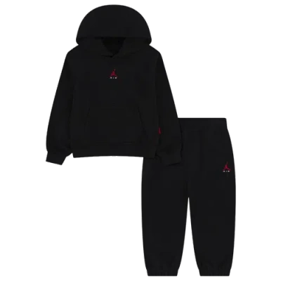 Jordan Kids' Boys  Brooklyn Pullover Hoodie Set In Black