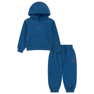 Jordan Kids' Boys  Brooklyn Pullover Hoodie Set In Blue