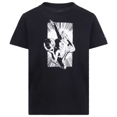 Jordan Kids' Boys  Burst Short Sleeve T-shirt In White/black