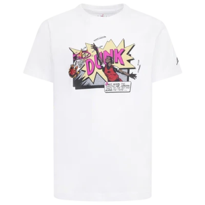 Jordan Kids' Boys  Dunk T-shirt In White/white