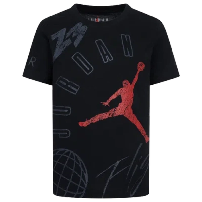 Jordan Kids' Boys   Elements Short Sleeve T-shirt In Black/red