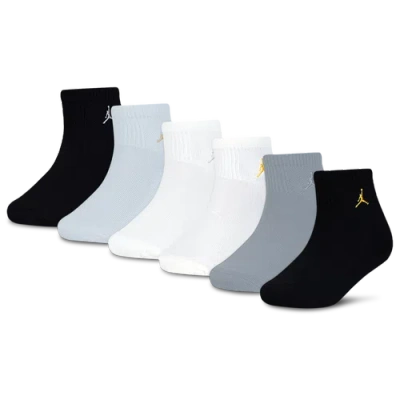 Jordan Kids' Boys  Everyday Essentials 6 Pack Ankle Socks In Black