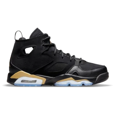 Jordan Flight Club '91 Big Kids' Shoes In Black/gold