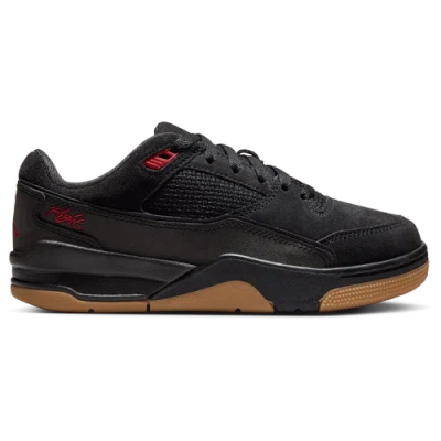 Jordan Kids' Boys  Flight Court In Black/varsity Red/gum