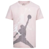 Jordan Boys  Gradient Stacked Jumpman Short Sleeve T-shirt In Pink/white