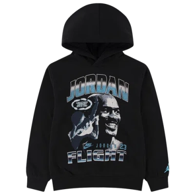 Jordan Kids' Boys   Greatness Defined Flight Pullover Hoodie In Black