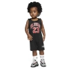 Jordan Boys  Hbr Dna Jersey Romper In Black/black
