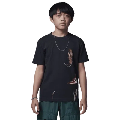 Jordan Kids' Boys   J Day Short Sleeve T-shirt In Off Noir/grey
