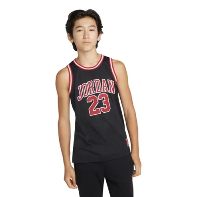 Jordan Kids' Big Boys 23 Jersey Sleeveless Tank Top In Black