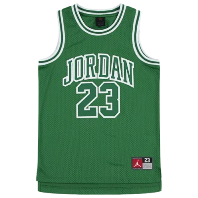 Jordan Kids' Boys   23 Jersey In Pine Green/white
