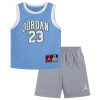 Jordan Boys  23 Jersey Set In Carolina/grey