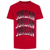 Jordan Little Boys Graphic Tee In Gym Red/black