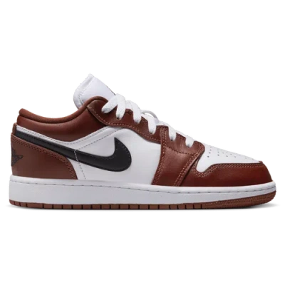 Jordan Kids' Boys   Air  1 Low Se In White/black/dark Pony