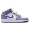 Jordan Air  1 Mid Big Kids' Shoes In Purple